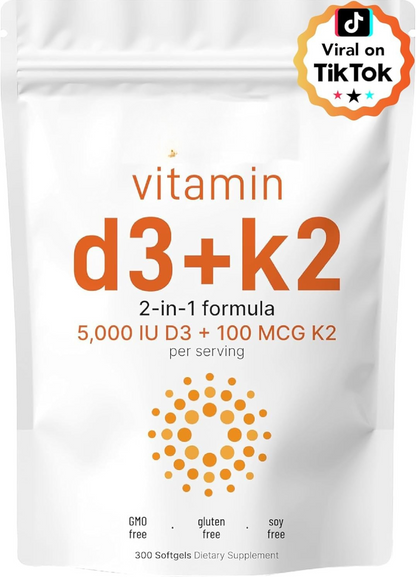 Vitamina D3 5.000 UI + K2 MK-7 100 mcg
