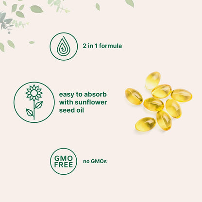 Vitamina D3 5.000 UI + K2 MK-7 100 mcg