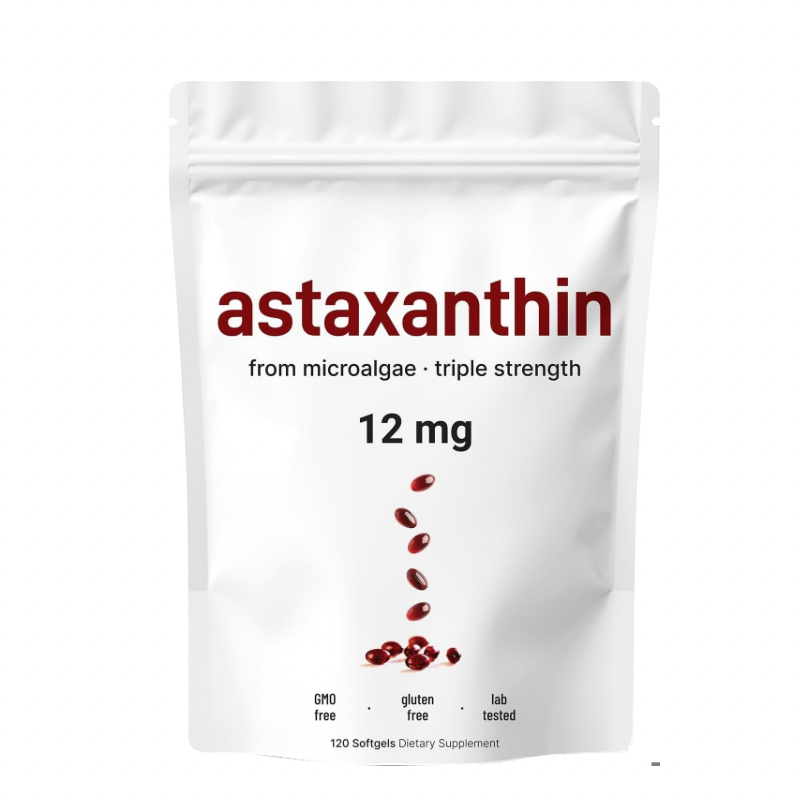 El protector de piel más potente de la naturaleza: 12 mg de astaxantina
