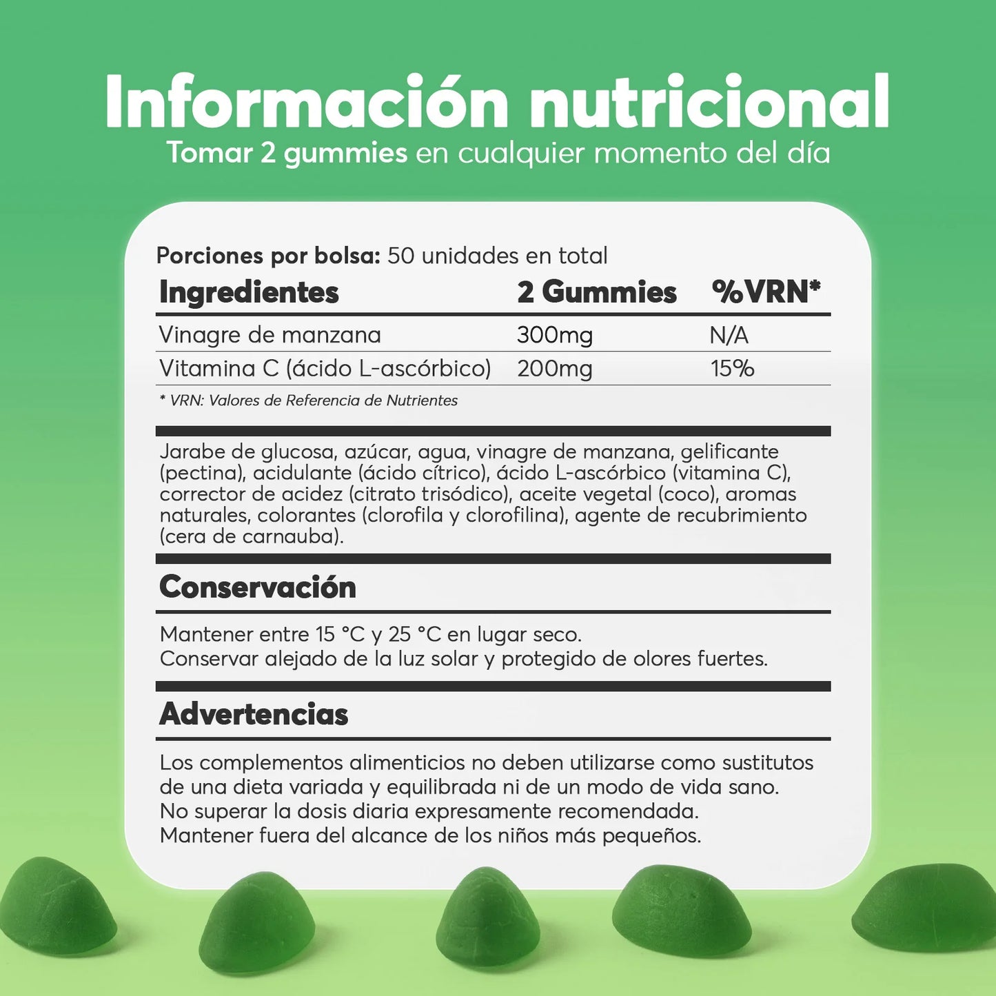 V-Gummies Vinagre de Manzana
