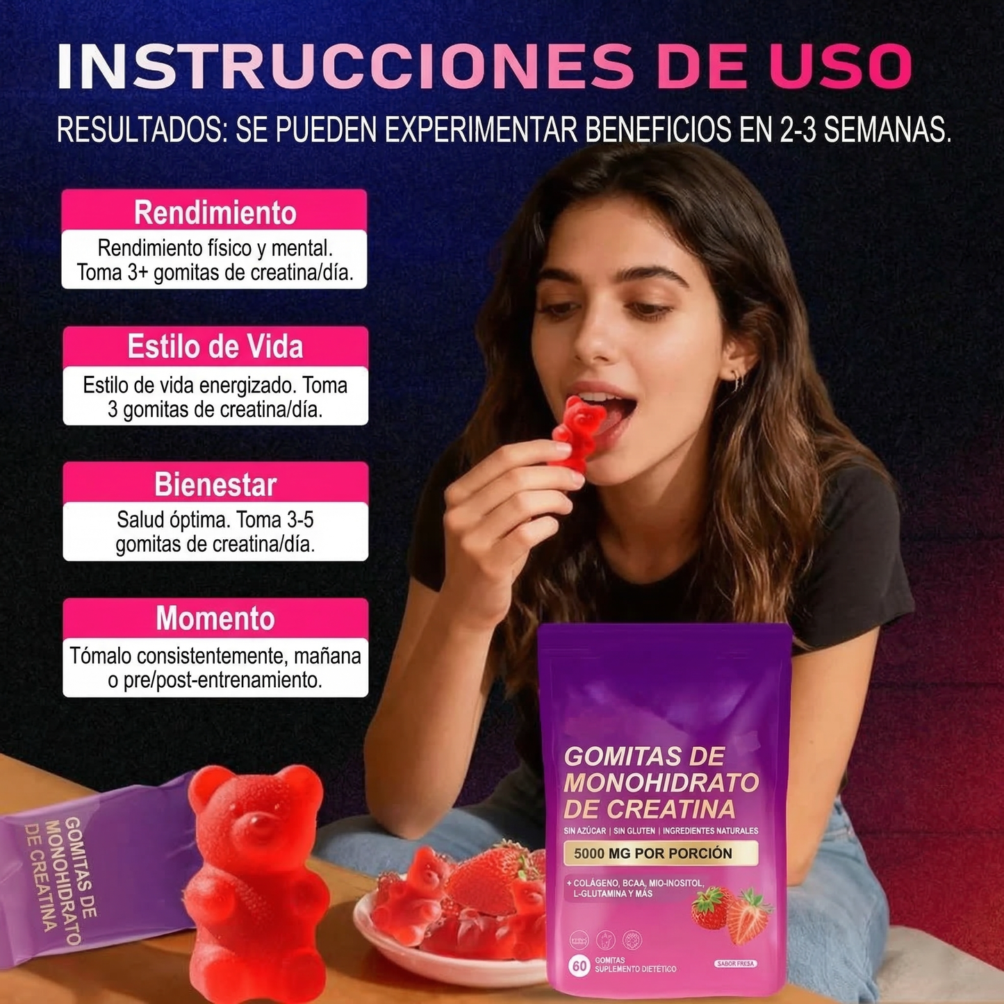 Gomitas de Creatina