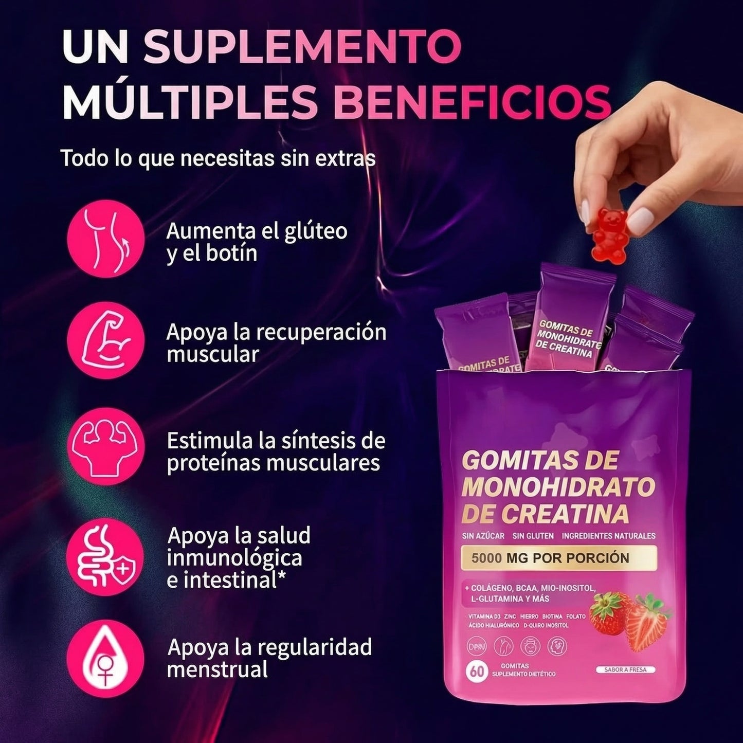 Gomitas de Creatina